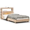 vidaXL Massivholzbett ohne Matratze 100x200 cm Kiefernholz