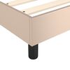 vidaXL Boxspringbettgestell Cappuccino-Braun 140x190 cm Kunstleder