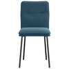 vidaXL Esszimmerst&uuml;hle 2 Stk. Blau Samt