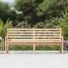 vidaXL Gartenbank 203,5x48x91,5 cm Massivholz Kiefer