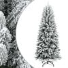 vidaXL K&uuml;nstlicher Weihnachtsbaum Beschneit 120 cm PVC&PE