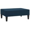 vidaXL Schlafsofa 2-Sitzer mit Fu&szlig;hocker Blau Samt
