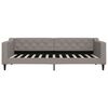 vidaXL Tagesbett Taupe 90x200 cm Stoff
