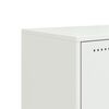 vidaXL TV-Schrank Wei&szlig; 100,5x39x60,5 cm Stahl
