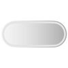 vidaXL LED-Badspiegel 90x40 cm Oval