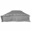 vidaXL Palettenkissenset 2 pcs Grau 180 x 40 x 8 cm Oxford-Stoff