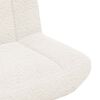vidaXL Drehstuhl Creme 63 x 75 x 76 cm Schafsleder