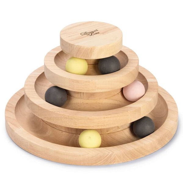 Designed by Lotte Katzen-Spielturm Mia 26x14,5 cm Holz