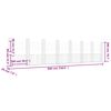 vidaXL Gabionenkorb U-Form mit 8 S&auml;ulen Eisen 860x20x200 cm