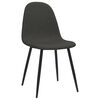 vidaXL Esszimmerst&uuml;hle 4 Stk. 45x53,5x83 Schwarz Kunstleder