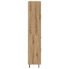 vidaXL Highboard 2 pcs Artisan-Eiche Engineered Wood und Glas