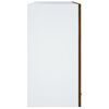 vidaXL H&auml;ngeschrank Lyon Glas R&auml;uchereiche 60x31x60 cm Holzwerkstoff