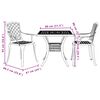 vidaXL 3-tlg. Bistro-Set Gr&uuml;n Aluminiumguss