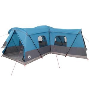vidaXL Zelt f&uuml;r 16 Personen mit Dach Blau 680 x 510 x 210 cm