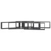 vidaXL W&uuml;rfelregale 6 Stk. Hochglanz-Grau 80x15x26,5 cm Holzwerkstoff