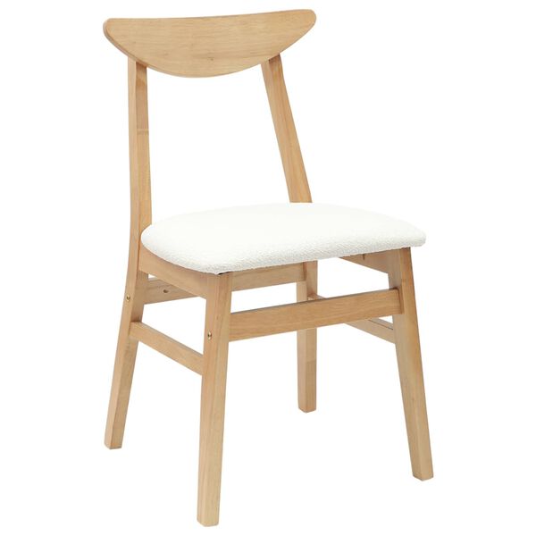 vidaXL Esszimmerst&uuml;hle 2 pcs Natur 42 x 47.5 x 81 cm