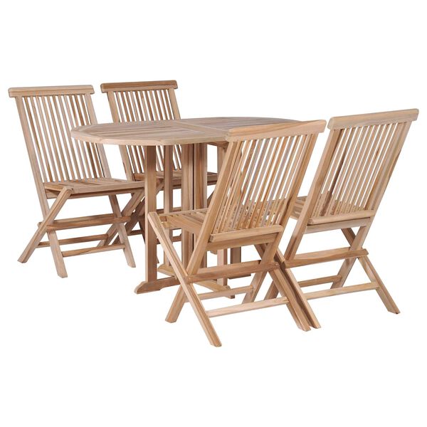 vidaXL M&ouml;belset 5 pcs Braun