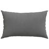 vidaXL Sofakissen 2 St&uuml;ck Dunkelgrau 50 x 30 cm Stoff
