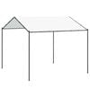 vidaXL Pavillon 4 x 4 x 2,6 m Wei&szlig; Stahl und Polyester 180 gsm