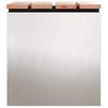 vidaXL Gartenbank Edelstahl 40 x 40 x 43 cm