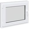 vidaXL Kellerfenster RISOR 80 x 50 cm PVC und Glas Anthrazit