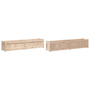 vidaXL Pflanzk&uuml;bel 2 Stk. Massivholz Kiefer