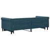 vidaXL Tagesbett Ausziehbar Blau 90x200 cm Samt