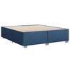 vidaXL Bettgestell ohne Matratze Blau 200x200 cm Stoff