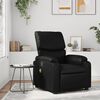 vidaXL Massage-Relaxsessel, Kunstleder, Schwarz