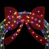 vidaXL Kranz mit 80 LEDs Mehrfarbig 92 x 9.5 x 92 cm Acryl