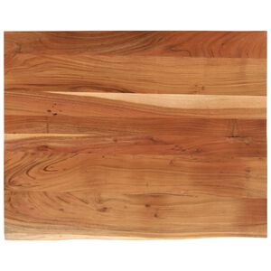 vidaXL Schreibtischplatte 90x80x2,5 cm Massivholz Akazie Baumkante