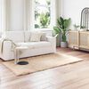 vidaXL Kunstschaffell Teppich Tafalla Beige 80 x 200 cm Polyester