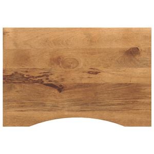 vidaXL Schreibtischplatte mit Aussparung 100x60x2,5cm Massivholz Mango
