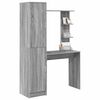 vidaXL Schreibtisch 2 pcs Graues Sonoma
