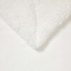vidaXL &Uuml;berwurfdecke Wei&szlig; 220 x 240 cm Fleece