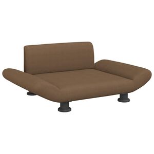 vidaXL Hundebett Braun 70x45x28 cm Stoff