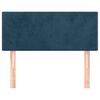 vidaXL Kopfteil Dunkelblau 80x5x78/88 cm Samt