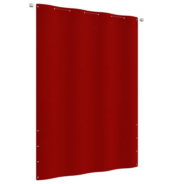 vidaXL Balkon-Sichtschutz Rot 160x240 cm Oxford-Gewebe
