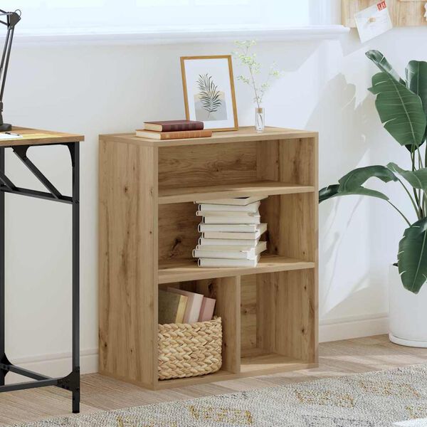 vidaXL B&uuml;cherregal Artisan-Eiche 60x30x71,5 cm Holzwerkstoff
