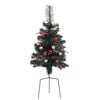 vidaXL K&uuml;nstlicher Weihnachtsbaum mit Beleuchtung 2 Stk. Outdoor 76 cm