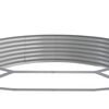 vidaXL Hochbeet Verzinkter Stahl 296x140x36 cm Braun