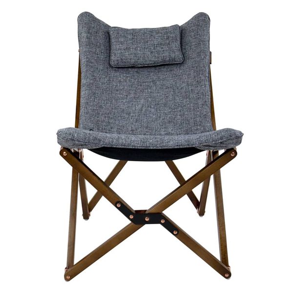 Bo-Camp Relaxstuhl Bloomsbury S Grau