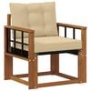 vidaXL Outdoor-Sofa Massivholz Akazie Natur