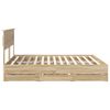 vidaXL Bettrahmen Sonoma-Eiche 180 x 200 cm Ingenieurs Holz