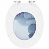 vidaXL Toilettensitze 2 Stk. Soft-Close-Deckel MDF Kiesel-Design
