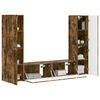 vidaXL TV-Schrankset 6 pcs Ger&auml;ucherte Eiche Holzwerkstoff