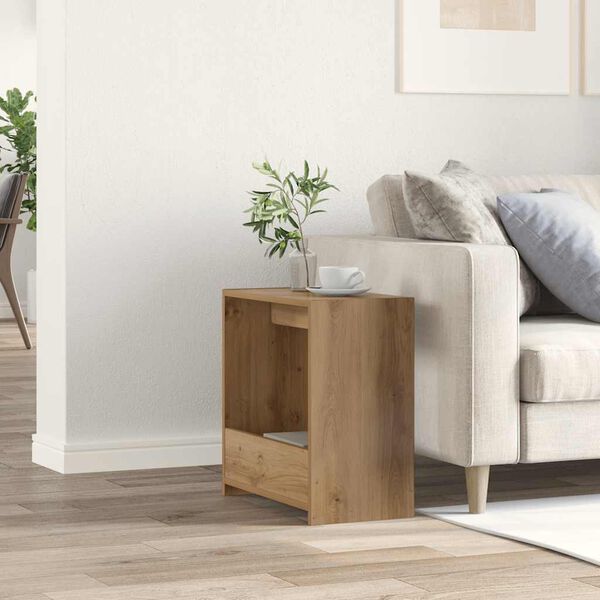 vidaXL Beistelltisch Artisan-Eiche 50x26x50 cm Holzwerkstoff