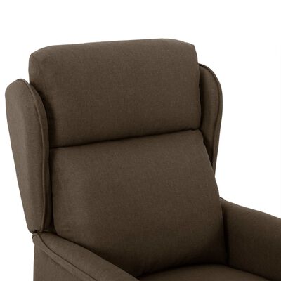 vidaXL Relaxsessel Braun Stoff