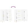 vidaXL Sideboard Wei&szlig; 69,5x34x90 cm Holzwerkstoff
