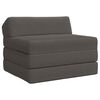 vidaXL Klappsofa Bett Dunkelgrau 200 x 70 x 10 cm Cordstoff